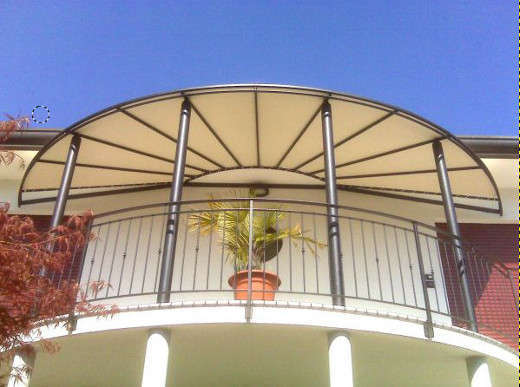 Verande a roma su misura in vetro, alluminio, pvc magifer Coperture per terrazzi in vetro